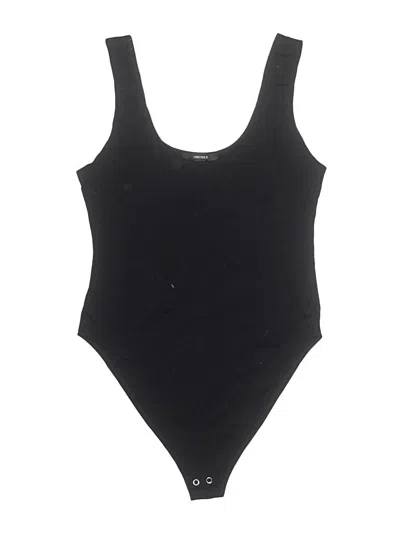 Pre-owned Forever 21 Bodysuit In Black