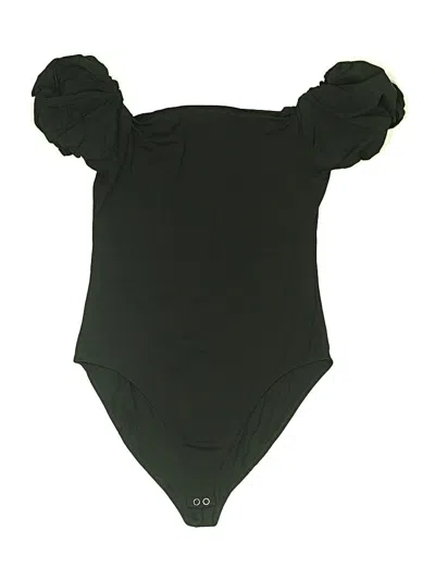 Pre-owned Forever 21 Bodysuit In Black