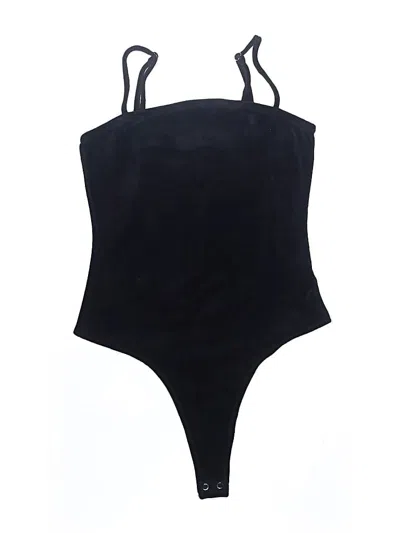 Pre-owned Forever 21 Bodysuit In Black