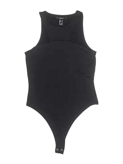 Pre-owned Forever 21 Bodysuit In Black