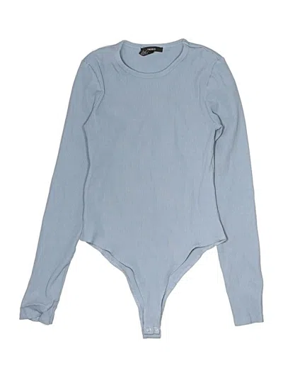 Pre-owned Forever 21 Bodysuit In Blue