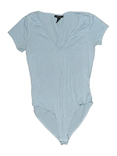 Pre-owned Forever 21 Bodysuit In Blue