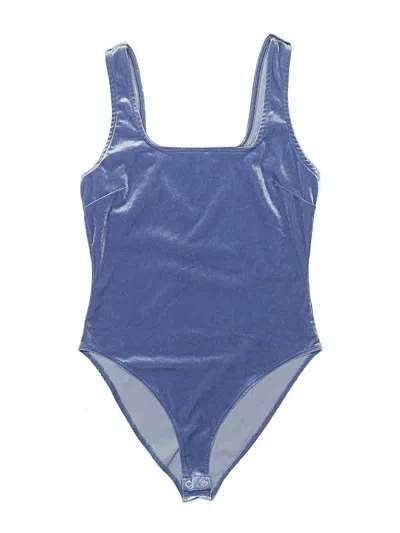 Pre-owned Forever 21 Bodysuit In Blue