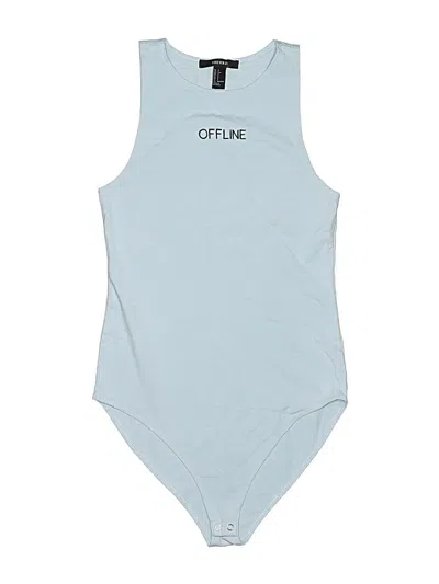 Pre-owned Forever 21 Bodysuit In Blue