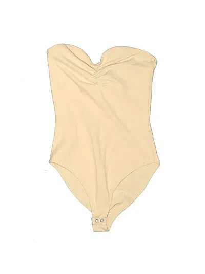 Pre-owned Forever 21 Bodysuit In Brown