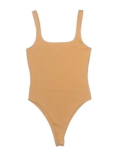 Pre-owned Forever 21 Bodysuit In Brown
