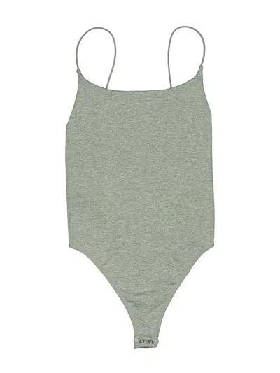 Pre-owned Forever 21 Bodysuit In Gray