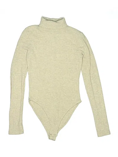 Pre-owned Forever 21 Bodysuit In Gray