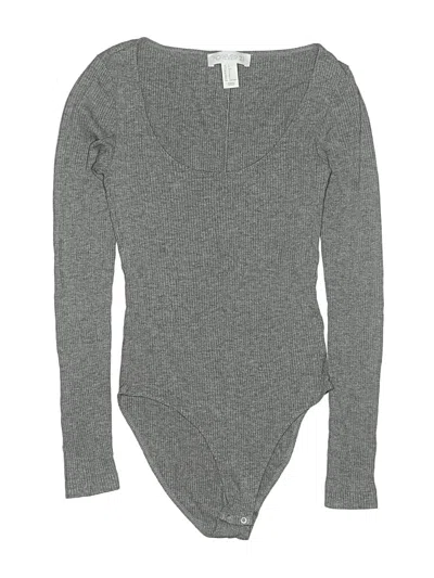 Pre-owned Forever 21 Bodysuit In Gray