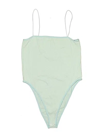 Pre-owned Forever 21 Bodysuit In Green