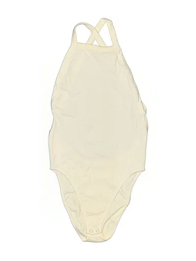 Pre-owned Forever 21 Bodysuit In Ivory