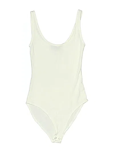 Pre-owned Forever 21 Bodysuit In Ivory