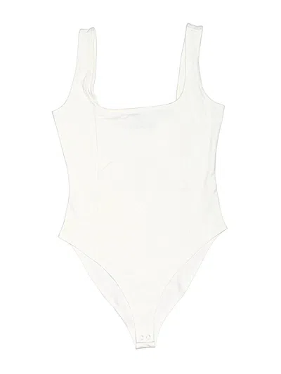 Pre-owned Forever 21 Bodysuit In Ivory
