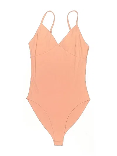 Pre-owned Forever 21 Bodysuit In Orange