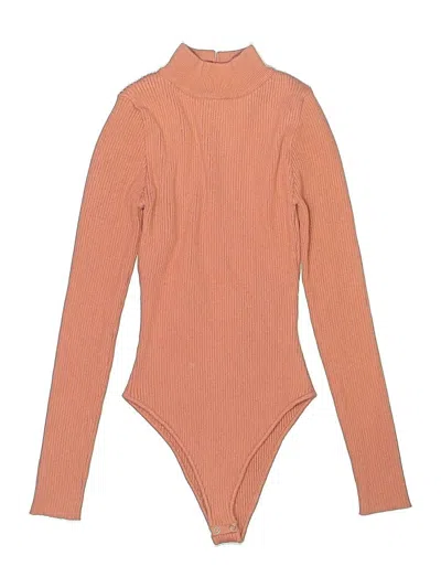 Pre-owned Forever 21 Bodysuit In Orange