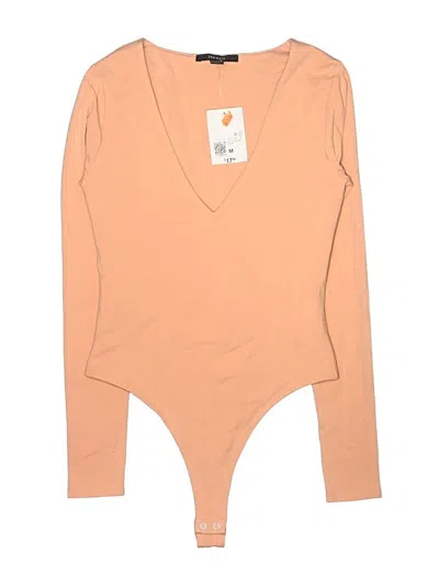 Forever 21 Bodysuit In Orange