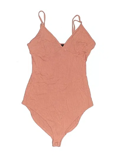 Pre-owned Forever 21 Bodysuit In Orange
