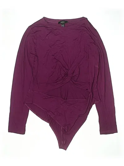 Pre-owned Forever 21 Bodysuit In Purple