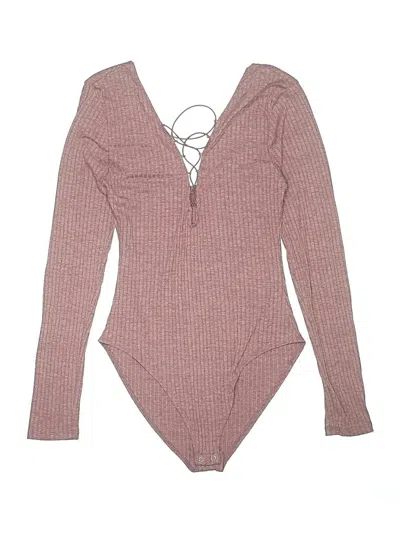 Pre-owned Forever 21 Bodysuit In Purple