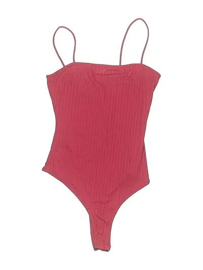 Pre-owned Forever 21 Bodysuit In Red