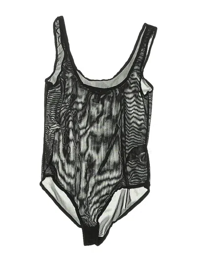 Pre-owned Forever 21 Bodysuit In Silver