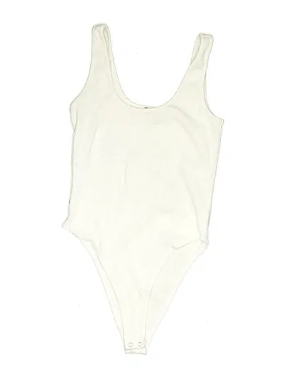 Pre-owned Forever 21 Bodysuit In White