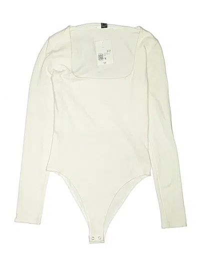 Pre-owned Forever 21 Bodysuit In White