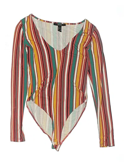 Pre-owned Forever 21 Bodysuit In Yellow