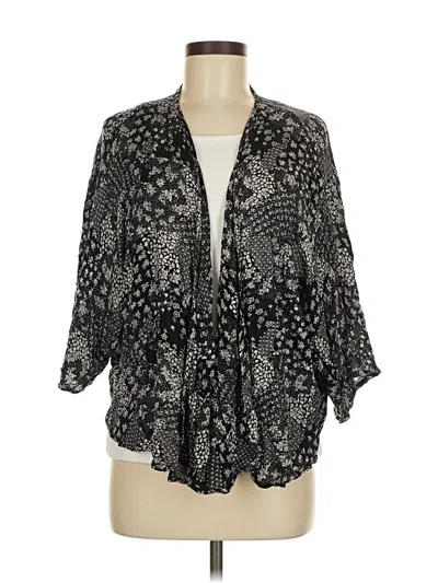 Pre-owned Forever 21 Cardigan Sweater In Black