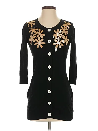 Pre-owned Forever 21 Cardigan Sweater In Black