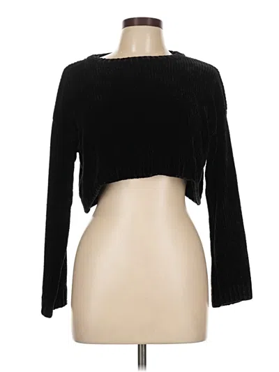 Pre-owned Forever 21 Cardigan Sweater In Black