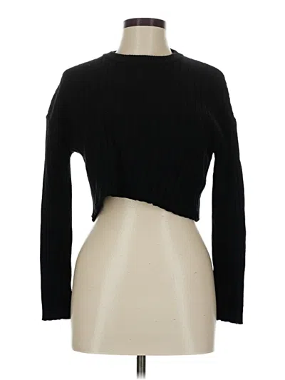 Pre-owned Forever 21 Cardigan Sweater In Black