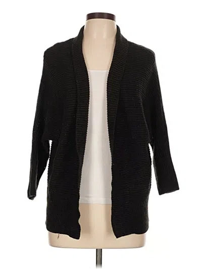 Pre-owned Forever 21 Cardigan Sweater In Black