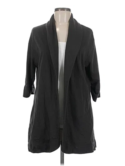 Pre-owned Forever 21 Cardigan Sweater In Black