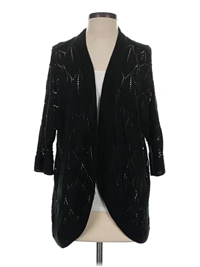 Pre-owned Forever 21 Cardigan Sweater In Black
