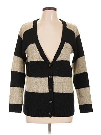 Pre-owned Forever 21 Cardigan Sweater In Black