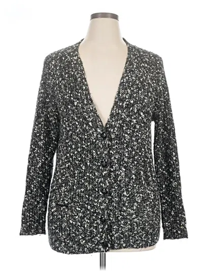 Pre-owned Forever 21 Cardigan Sweater In Black