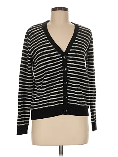 Pre-owned Forever 21 Cardigan Sweater In Black