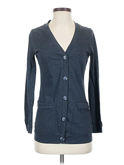 Pre-owned Forever 21 Cardigan Sweater In Blue
