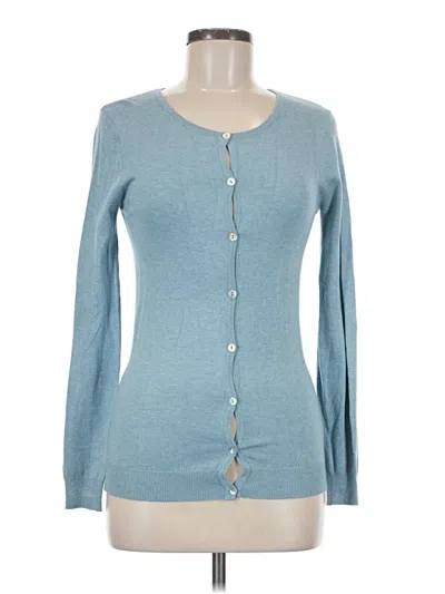 Pre-owned Forever 21 Cardigan Sweater In Blue