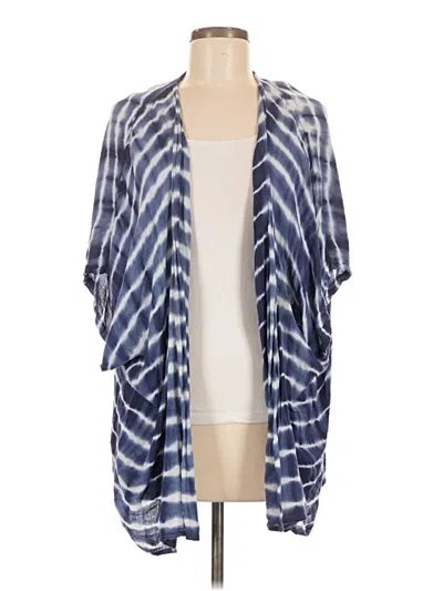 Pre-owned Forever 21 Cardigan Sweater In Blue