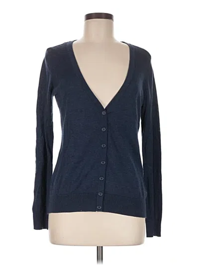 Pre-owned Forever 21 Cardigan Sweater In Blue