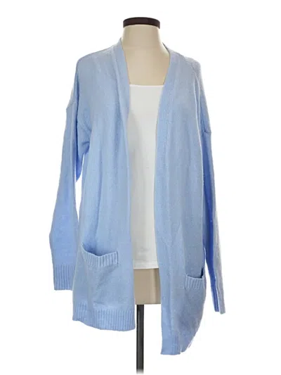 Pre-owned Forever 21 Cardigan Sweater In Blue