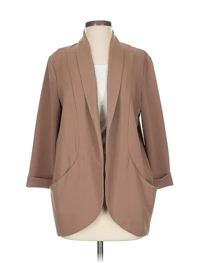 Pre-owned Forever 21 Cardigan Sweater In Brown