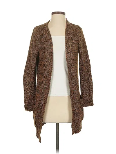 Pre-owned Forever 21 Cardigan Sweater In Brown