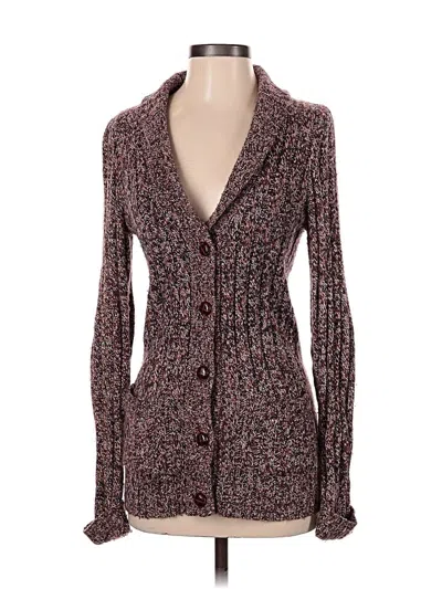 Pre-owned Forever 21 Cardigan Sweater In Brown