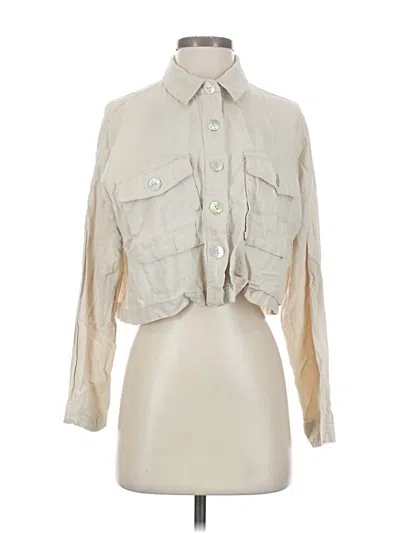 Pre-owned Forever 21 Cardigan Sweater In Brown