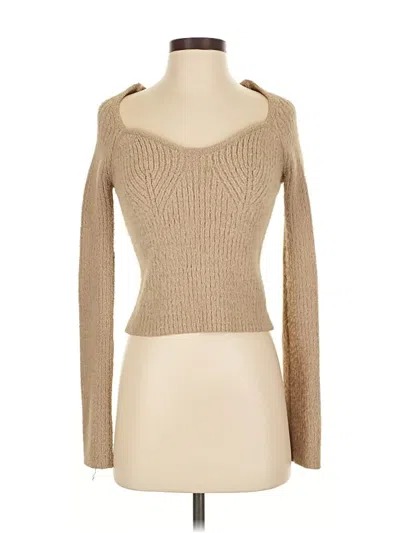 Pre-owned Forever 21 Cardigan Sweater In Brown