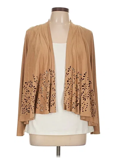 Pre-owned Forever 21 Cardigan Sweater In Brown