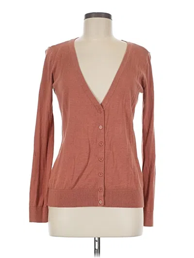 Pre-owned Forever 21 Cardigan Sweater In Brown